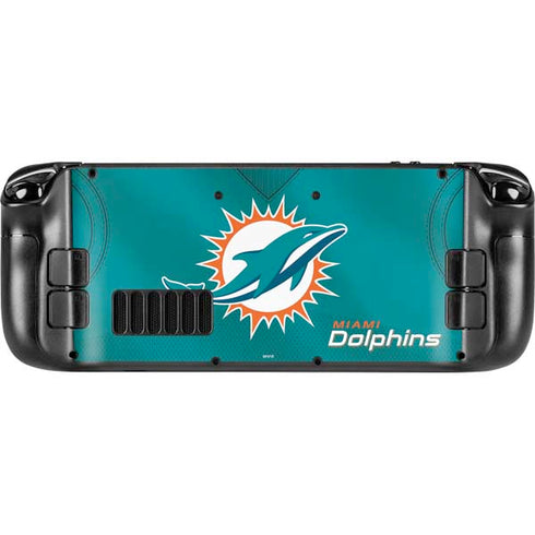 NFL Miami Dolphins Team Jersey Steam Deck Handheld Gaming Computer Skin